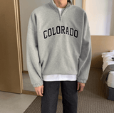 Ouzey 4100 HALF ZIP-UP COLORADO TURTLENECK SWEATER