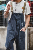 Ouzey Retro Denim Overalls