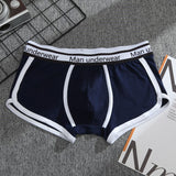 Ouzey High Quality Male Cotton Underwear Men European Plus Size Mens Boxers Underpants Solid Color Breathable Man Panties Lingerie