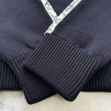 Ouzey Authentic Version Cd Silk Weave Sweater Jacquard Round Neck Knitwear For Men Women New Arrival Fw23 Autumn/winter