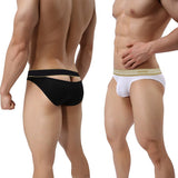 Ouzey  Brand New Man Underwear Men Briefs Back Hollow Out Men's Panties Cotton Close Fit Breathable Slip Homme OR6106