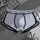 Ouzey High Quality Male Cotton Underwear Men European Plus Size Mens Boxers Underpants Solid Color Breathable Man Panties Lingerie