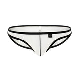 Ouzey Men Underwear Briefs Shorts Thin Ice Silk Panties Breathable Low Rise U Convex Pouch Underpants Cueca Ropa Large Size M-3XL