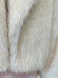 Ouzey Spring Autumn Winter Short Thick Warm Soft Hairy Faux Fur Coat Women Loose Casual Fluffy Jacket Furry Cardigan 2025