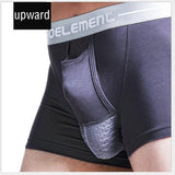 Ouzey 2024 Men's underwear, scrotum support bag function, modal u convex separated boxers