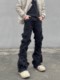 Ouzey [Luxe__05] High Street Trendy Brand Stretch Pants Na669