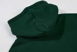 Ouzey 3079 GREEN LETTERED HOODIE