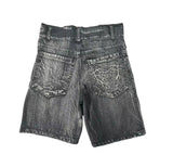 Ouzey Y2K American Retro High Street Wash Gradient Denim Shorts Men Summer New Dark Embroidery Stitching Jeans Shorts Unisex Tide