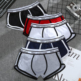 Ouzey Mens Boxer Men Sports Shorts High-Quality Cotton Male Underwear Breathable And Comfortable Man Boxers