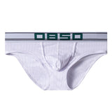 Ouzey  Brand New Mens Underwear Cotton Men Briefs Underpants Breathable Male Panties Cuecas Low Waist Brief Bikini BS3132