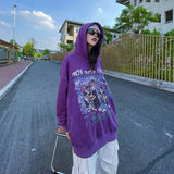 Ouzey dandys world Funny unique prints anime women y2k hoodie winter clothes casual sweatshirt versatile fashion oversized harajuku gothic