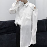 Ouzey Fashion Off Shoulder Long Sleeve Shirt