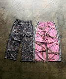 Ouzey 90s Streetwear 2024 new European and American retro leaf camouflage casual pants streetwear men pants Harajuku fashion loose wide-leg pants