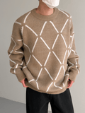 Ouzey [Dazionsed] Round Neck Casual Knit Na545