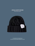 Ouzey [Flat Room] Big Head Knitted Hat Fl27