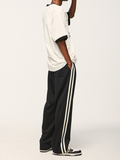 Ouzey Striped Loose Casual Pants  Na1682