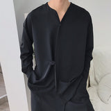 Ouzey Lazy Drape Solid Shirt