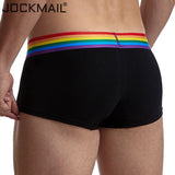 Ouzey Boxer Men  Underwear Cotton Rainbow Mesh Thermal Underpants Shorts Pijama Cuecas Masculinas Calzoncillos Hombre Slip