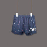 Ouzey Men Underwear Boxers Shorts Summer Mutande Cotton Soft Printed Loose Short  Home Underpants Men's Sleep Bottoms Pant