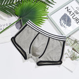 Ouzey 2024 New Mens Underwear Stripe Boxers Men Boxershort Panties Man Boxeur Splicing Homme Underpants Calzoncillos Cotton Trunk Designer