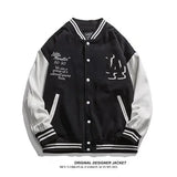 Ouzey 2024 Men's jacket Y2K Fall and Winter new fashion trendy brand baseball uniform Men's and Women's tops hot sale free delivery