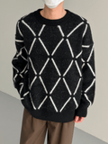 Ouzey [Dazionsed] Round Neck Casual Knit Na545