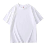 Ouzey 2025 summer short-sleeved American high street boys glasses alien short-sleeved T-shirt casual cotton tops for street wear