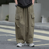 Ouzey Retro Casual Cargo Pants