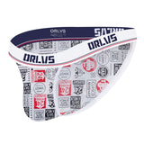 Ouzey  Underwear Men Briefs Ice Silk Soft Mens Underpants Cotton Panties Male High Fork Low Waist U Convex OR6111