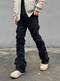 Ouzey [Luxe__05] High Street Trendy Brand Stretch Pants Na669