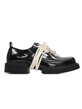 Ouzey Lace Design Low-Top Leather Shoes Na891