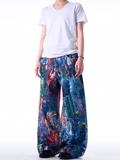 Ouzey [Madwitch] Street Painting Printed Jeans Na1867