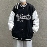 Ouzey 2024 American baseball uniform men's spring and autumn trendy brand Y2K retro trend all-match casual embroidery jacket