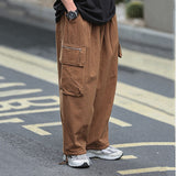 Ouzey Retro Casual Cargo Pants