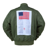 Ouzey 2024 autumn windbreaker wind breaker mens clothing army pilot air force ma1 bomber jacket