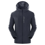 Ouzey Men's Summer Lightweight Anti-Sun Clothing Loose Fit Casual Sporty Trendy Leather Skin Coat Sunscreen Jacket