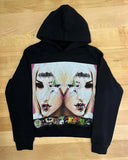 Ouzey 2025 Harajuku Printed Hoodie 2000 Clothes Oversized Goth Streetwear Tops Grunge Hoodies Women's Couple Sweatshirts Goth Tops