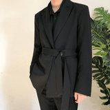 Ouzey 2583 BELT BLAZER SUIT JK