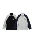 Ouzey Color-blocked Stand Collar Sports Jackets