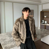 Ouzey Fluffy Faux Fur Coat