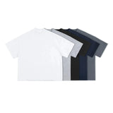 Ouzey Half High Neck Drop Shoulder T-Shirt