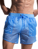 Ouzey 2024 Translucent Quick-Dry Sport Swim Beach Surf Shorts S727