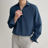 Ouzey 2564 V-NECK COLLAR SHIRT