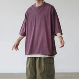 Ouzey 11749 Oversize Half Sleeve T-Shirt