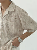 Ouzey 5106 V-NECK PATTERN S/S SHIRT