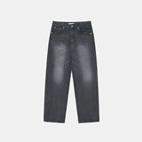 Ouzey 11690 Washed Straight Denim Jeans