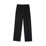 Ouzey 2526 DRAPES STRAIGHT WIDE PANTS