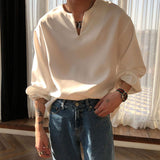 Ouzey 6575 V-NECK CUFF LONGSLEEVE