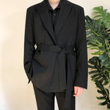 Ouzey 2583 BELT BLAZER SUIT JK