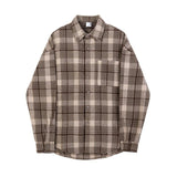 Ouzey 2811 WOOLEN PLAID SHIRT